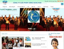 Tablet Screenshot of nidi.com.vn